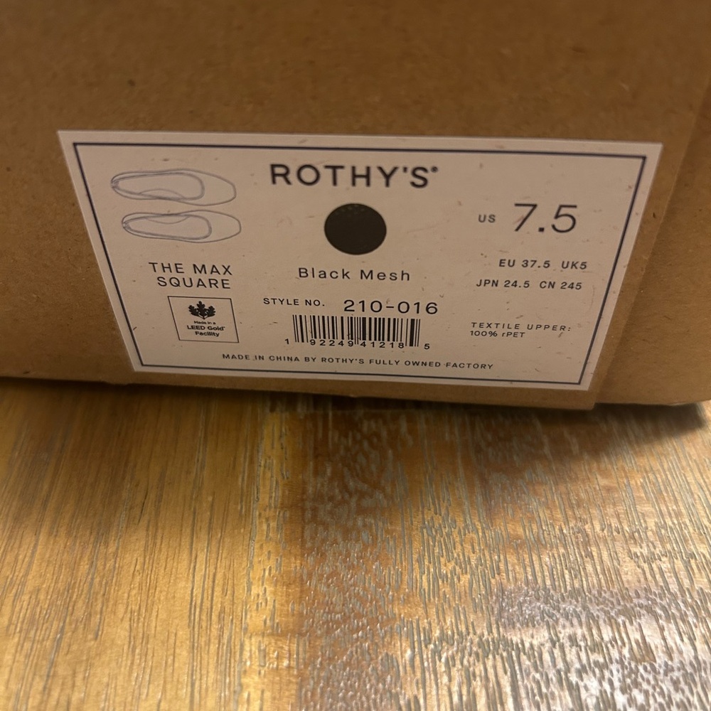 Rothy's Black Knit Flats - Picture 2 of 5